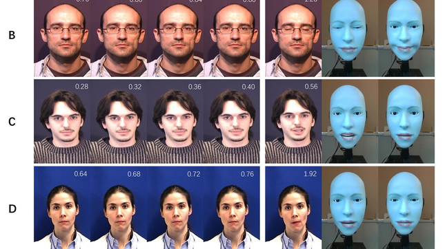 صورة للمقال بعنوان الباحثون يطورون روبوتًا مرعبًا لتقليد الوجه